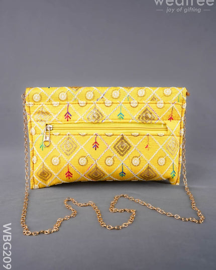 Embroidered Sling Bag - WBG2099 - Clutches & Purses