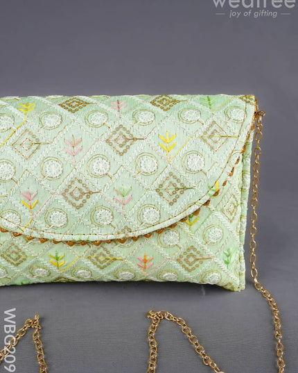 Embroidered Sling Bag - WBG2099 - Clutches & Purses