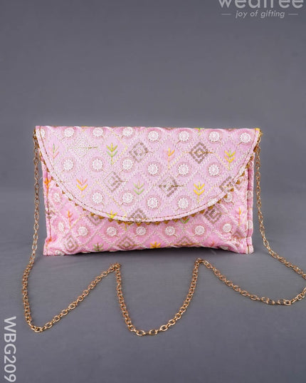 Embroidered Sling Bag - WBG2099 - Clutches & Purses