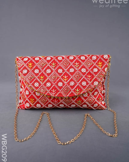 Embroidered Sling Bag - WBG2099 - Clutches & Purses