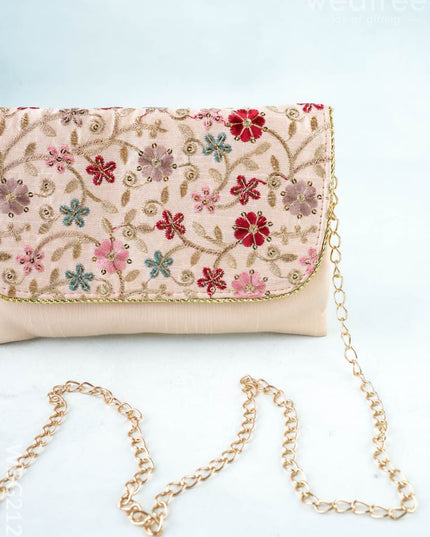Embroidered Sling Bag - WBG2126 - Clutches & Purses