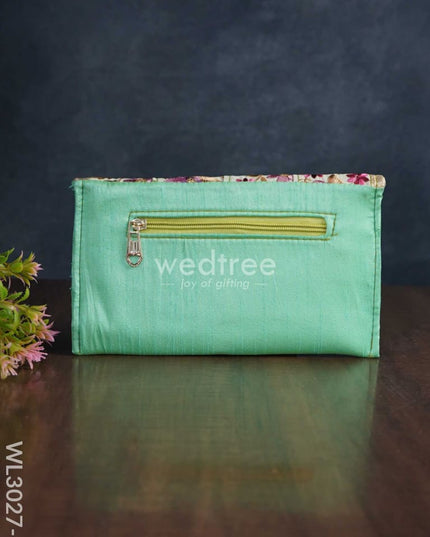 Envelope Style Sling Bag With Floral Embroidery - Wl3027 Bags