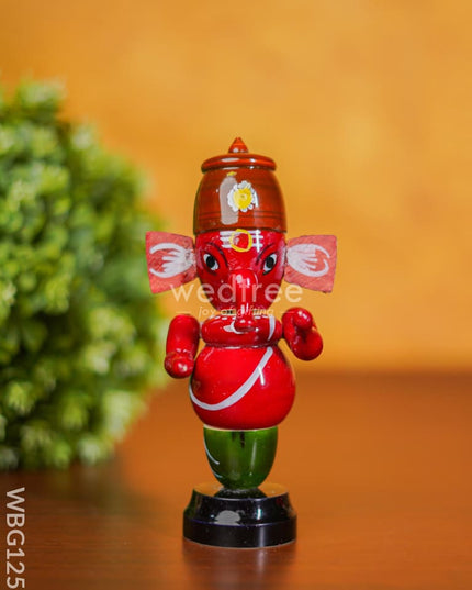 Etikoppaka Handpainted Ganesha - Big Wbg1255 Kids Return Gifts