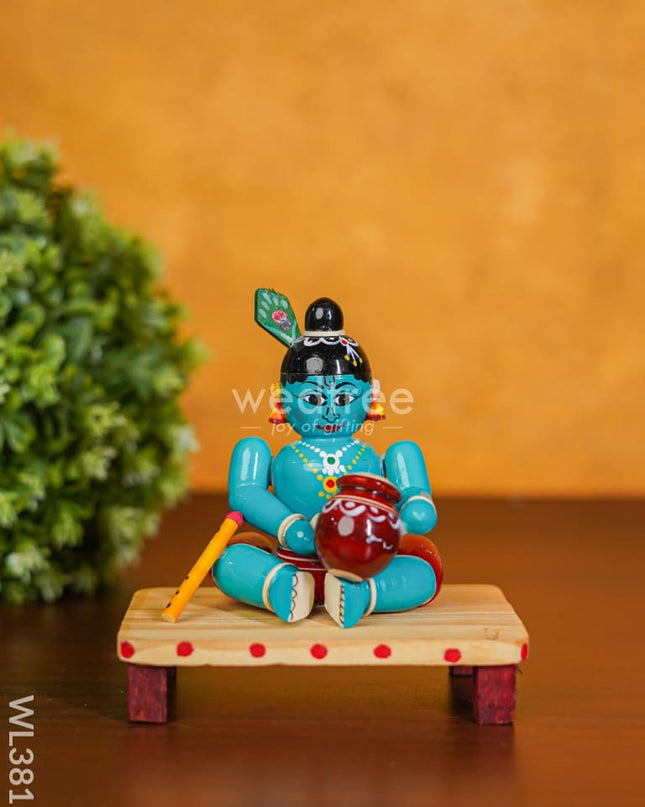 Etikoppaka Handpainted Krishna - Wl3811 Kids Utility