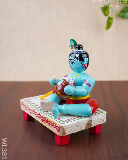 Etikoppaka Toy - Krishna - WL3811 - Wooden Decor