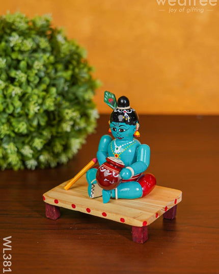 Etikoppaka Handpainted Krishna - Wl3811 Kids Utility
