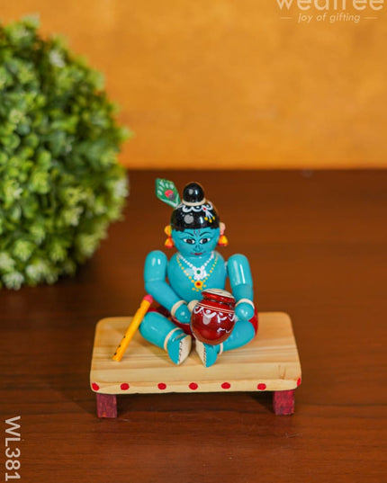 Etikoppaka Handpainted Krishna - Wl3811 Kids Utility