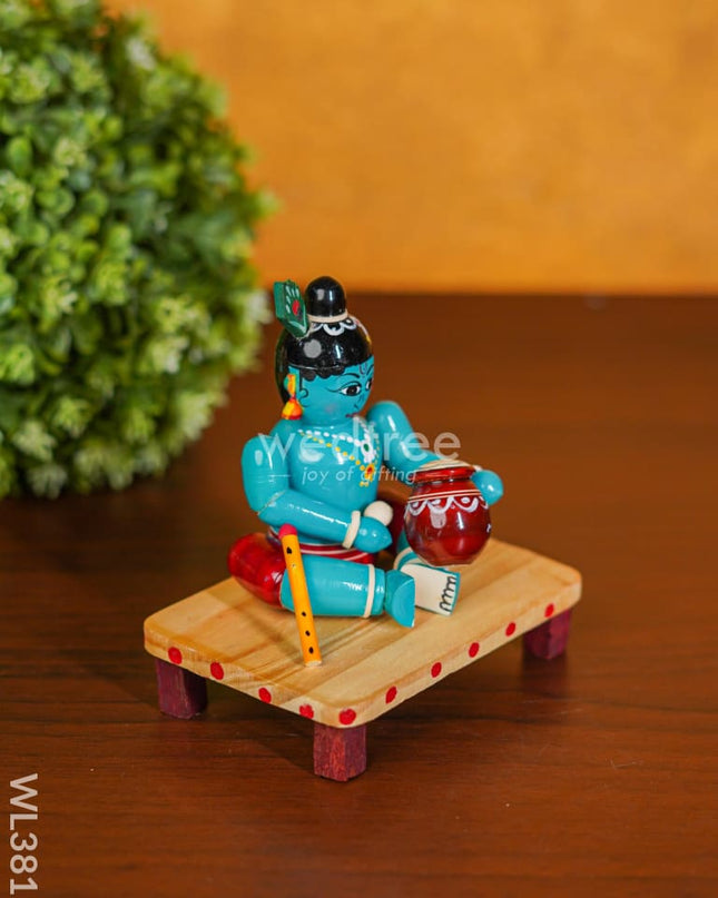 Etikoppaka Handpainted Krishna - Wl3811 Kids Utility