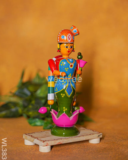 Etikoppaka Toy - Madurai Meenakshi 10 Inch Wl3830 Wooden Decor