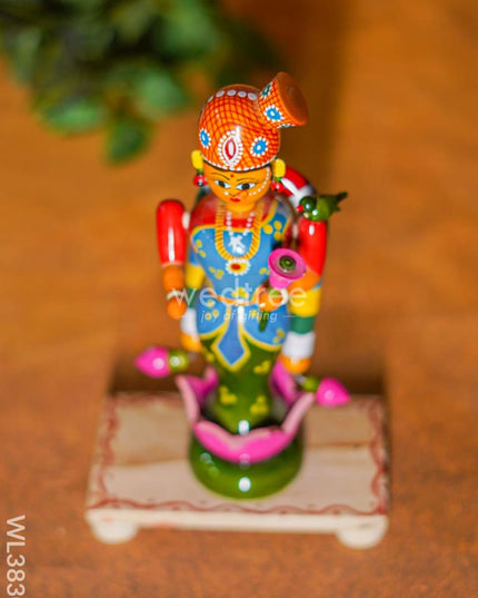 Etikoppaka Toy - Madurai Meenakshi 10 Inch Wl3830 Wooden Decor