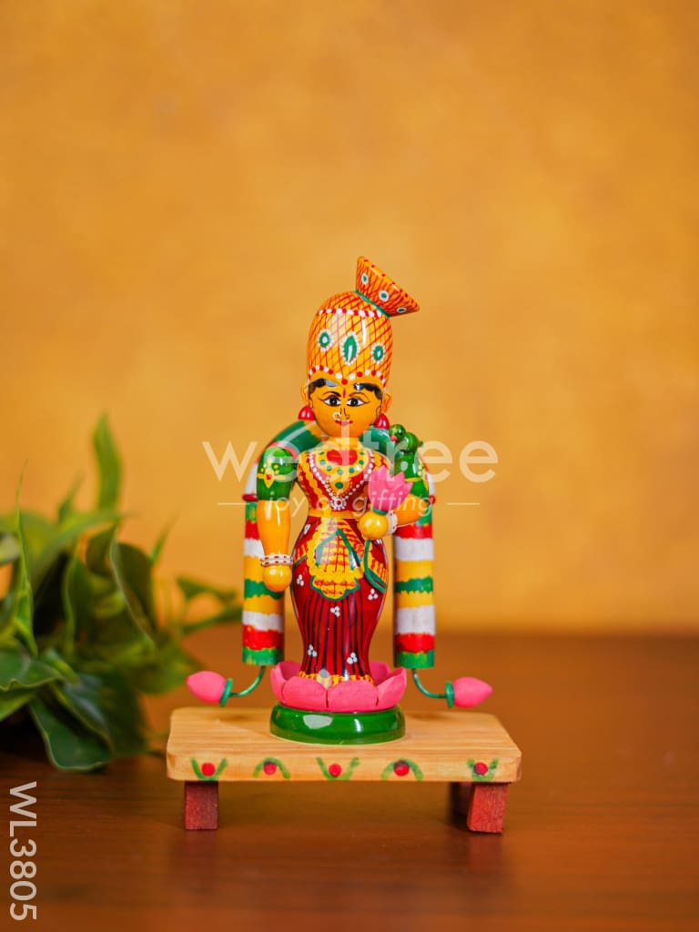 Etikoppaka Toy - Madurai Meenakshi 8Inch Wl3805 Wooden Decor