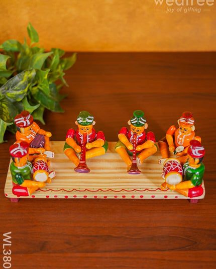Etikoppaka Handpainted 6 Musician Set - Wl3808 Kids Utility