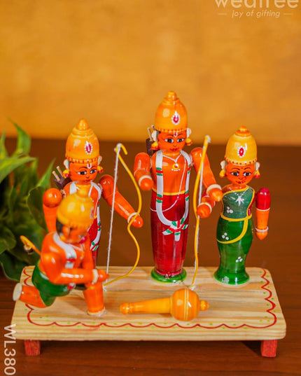 Etikoppaka Handpainted Ram Darbar Set - Wl3806 Kids Utility