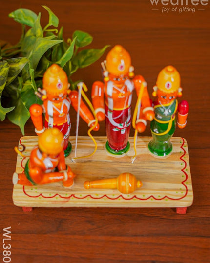 Etikoppaka Handpainted Ram Darbar Set - Wl3806 Kids Utility