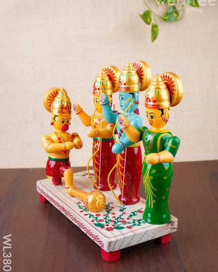 Etikoppaka Toy - Ram Darbar - WL3806 - Wooden Decor