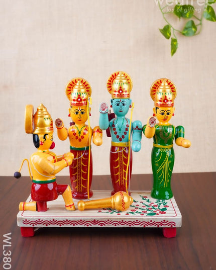 Etikoppaka Toy - Ram Darbar - WL3806 - Wooden Decor