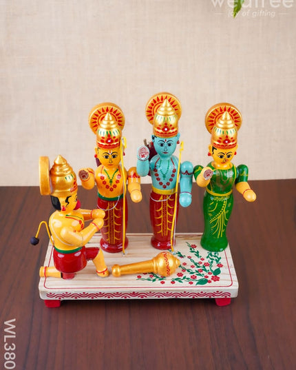 Etikoppaka Toy - Ram Darbar - WL3806 - Wooden Decor