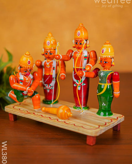 Etikoppaka Handpainted Ram Darbar Set - Wl3806 Kids Utility