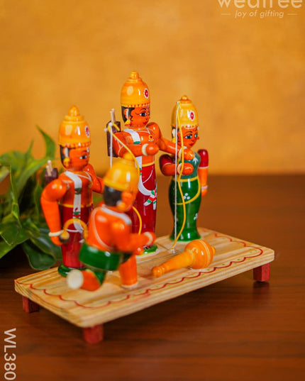 Etikoppaka Handpainted Ram Darbar Set - Wl3806 Kids Utility