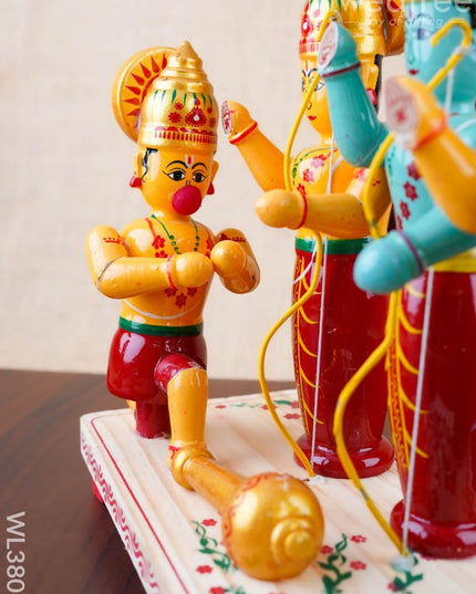 Etikoppaka Toy - Ram Darbar - WL3806 - Wooden Decor