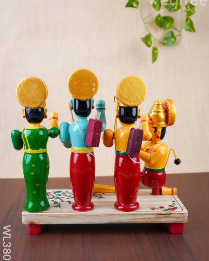 Etikoppaka Toy - Ram Darbar - WL3806 - Wooden Decor