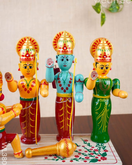 Etikoppaka Toy - Ram Darbar - WL3806 - Wooden Decor