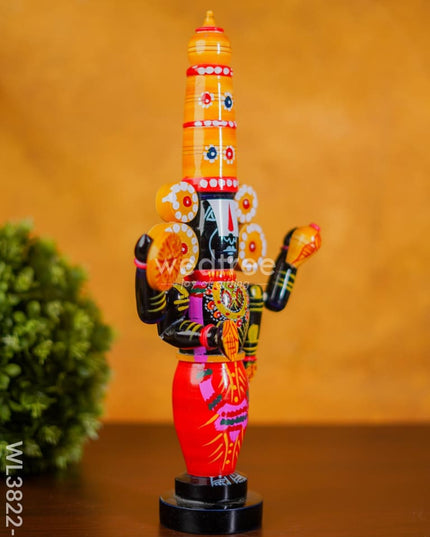 Etikoppaka Handpainted Tirupathi Balaji - 13 Inch Wl3822-1 Kids Utility