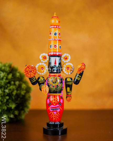 Etikoppaka Handpainted Tirupathi Balaji - 13 Inch Wl3822-1 Kids Utility