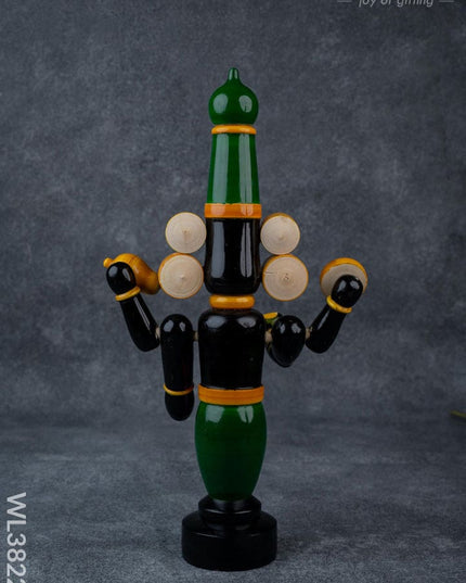 Etikoppaka Toy - Tirupathi Balaji - 13 inch - WL3822-1 - Wooden Decor