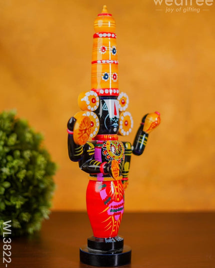 Etikoppaka Handpainted Tirupathi Balaji - 13 Inch Wl3822-1 Kids Utility