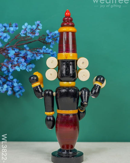 Etikoppaka Toy - Tirupathi Balaji 12 Inch Wl3822-4 Wooden Decor