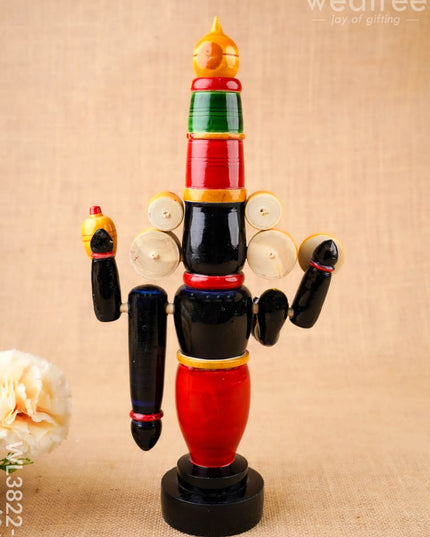 Etikoppaka Toy - Tirupathi Balaji - 14 inch - WL3822-4 - Wooden Decor
