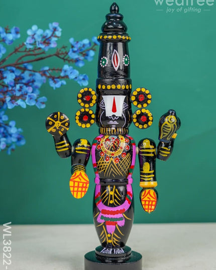 Etikoppaka Toy - Tirupathi Balaji 12 Inch Wl3822-4 Wooden Decor