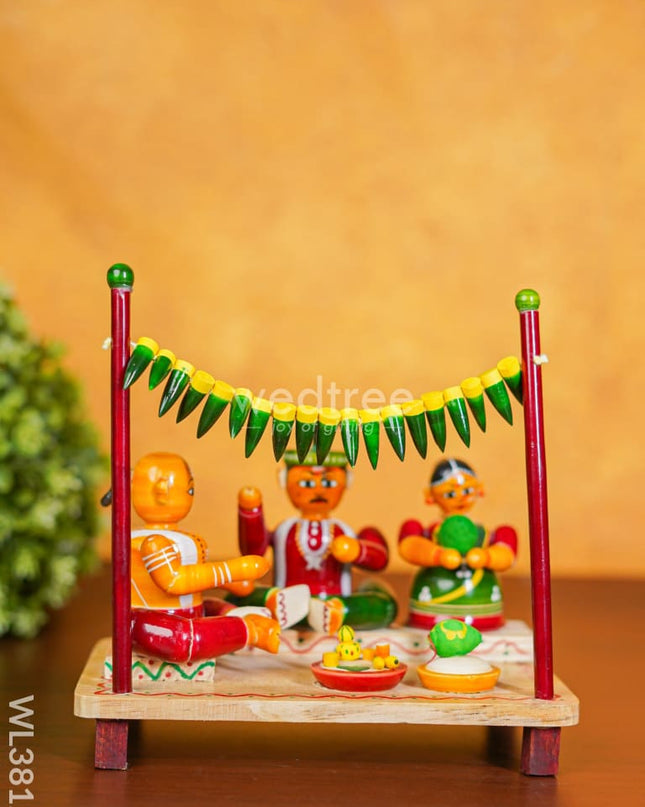 Etikoppaka Handpainted Muhurtham Set - Wl3812 Kids Utility