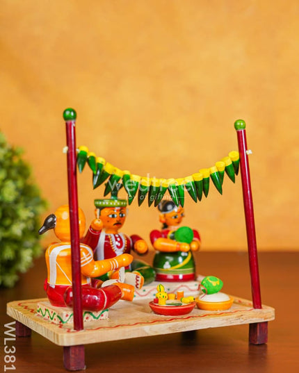 Etikoppaka Handpainted Muhurtham Set - Wl3812 Kids Utility