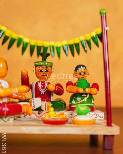 Etikoppaka Handpainted Muhurtham Set - Wl3812 Kids Utility