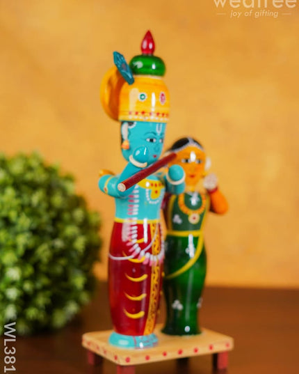 Etikoppaka Handpainted Radha Krishna - Wl3818 Kids Utility