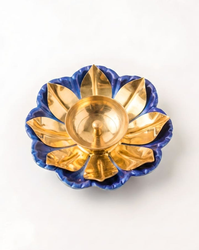 Fancy Diya - WL0025 - Brass Diya