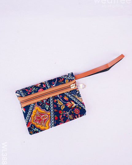 Faux Leather Hand Bag with Mini Coin Purse - WL3888 - Printed Fabric Bags