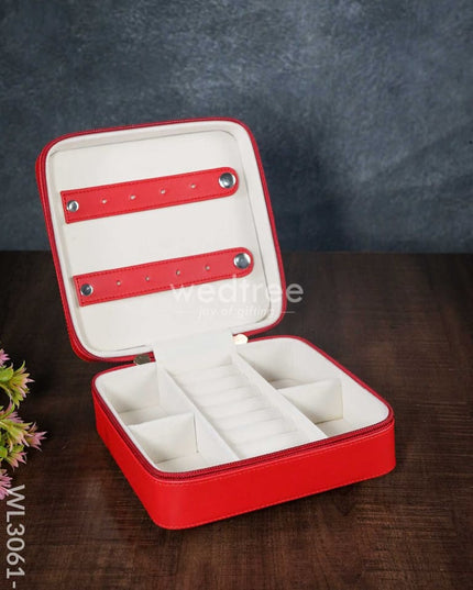 Faux Leather Jewel Box - (6.5X6.5) Wl3061 Organizers