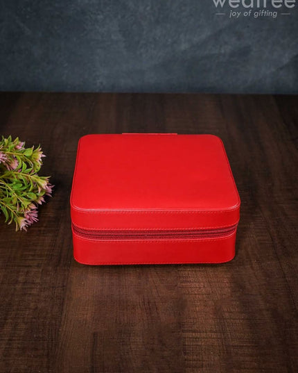 Faux Leather Jewel Box - (6.5X6.5) Wl3061 Organizers