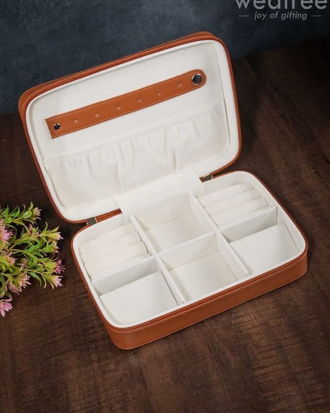 Faux Leather Jewel Box - (9X6.5) Wl3062 Organizers