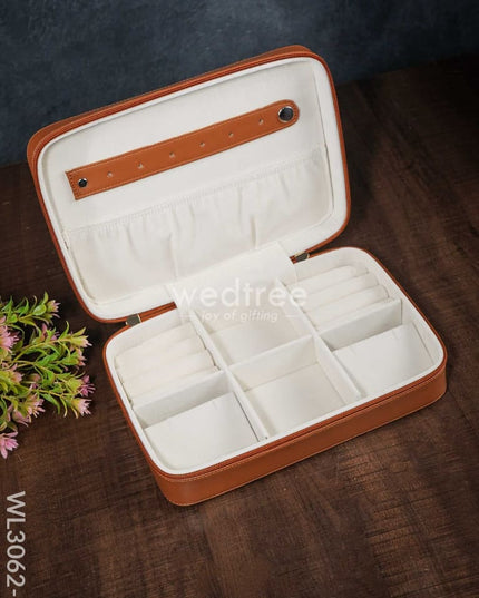 Faux Leather Jewel Box - (9X6.5) Wl3062 Organizers