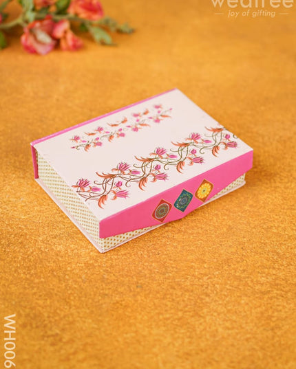 Flip Top Box With Magnet - Wh0062 Hampers