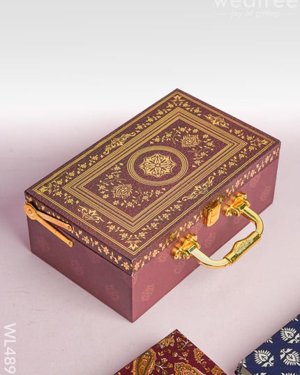 Floral 2 Jar Dry Fruit Box - WL4896 Dry Fruit Box