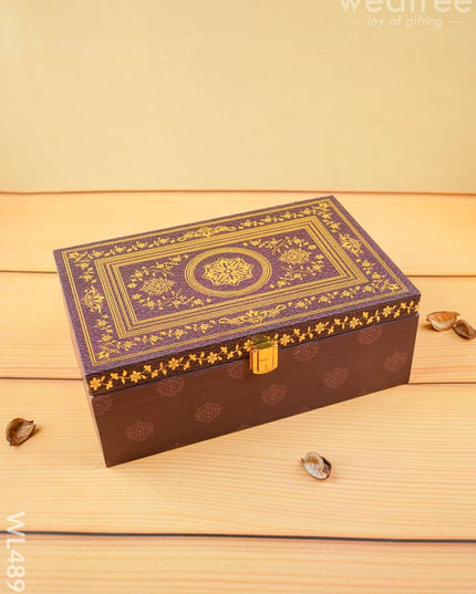 Floral 2 Jar Dry Fruit Box - WL4896 - Dry Fruit Box