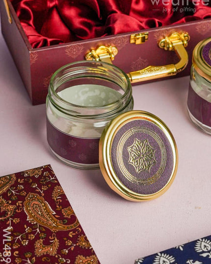 Floral 2 Jar Dry Fruit Box - WL4896 Dry Fruit Box