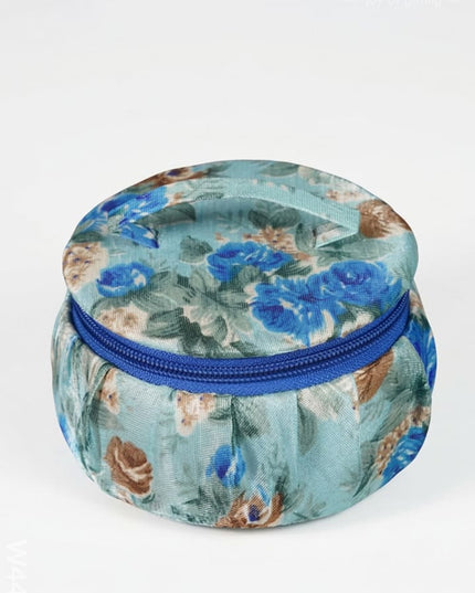 Floral bangle box zipper big size - W4406 - Jewellery Holders RG