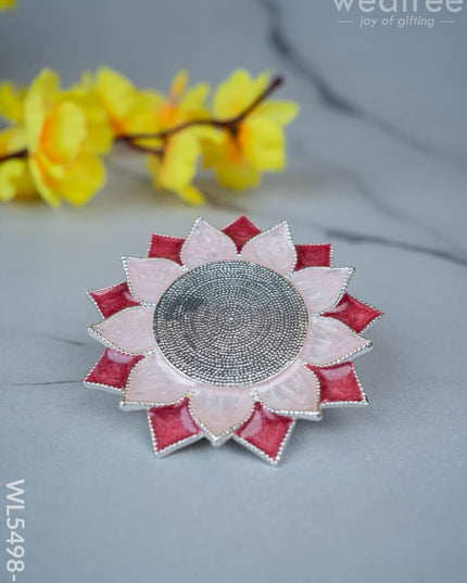 Floral Coaster for Diya - Pink - WL5498-1 - EPNS Gifts