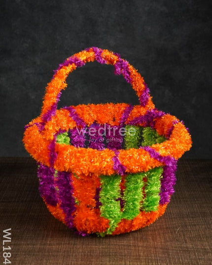Krishna Jayanthi Decorative Basket - Wl1843 Pooja Utilities